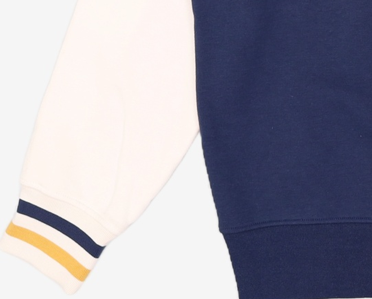 챔피온(CHAMPION) 컬러 블록 브이넥 스웨트셔츠 Normal Navy L