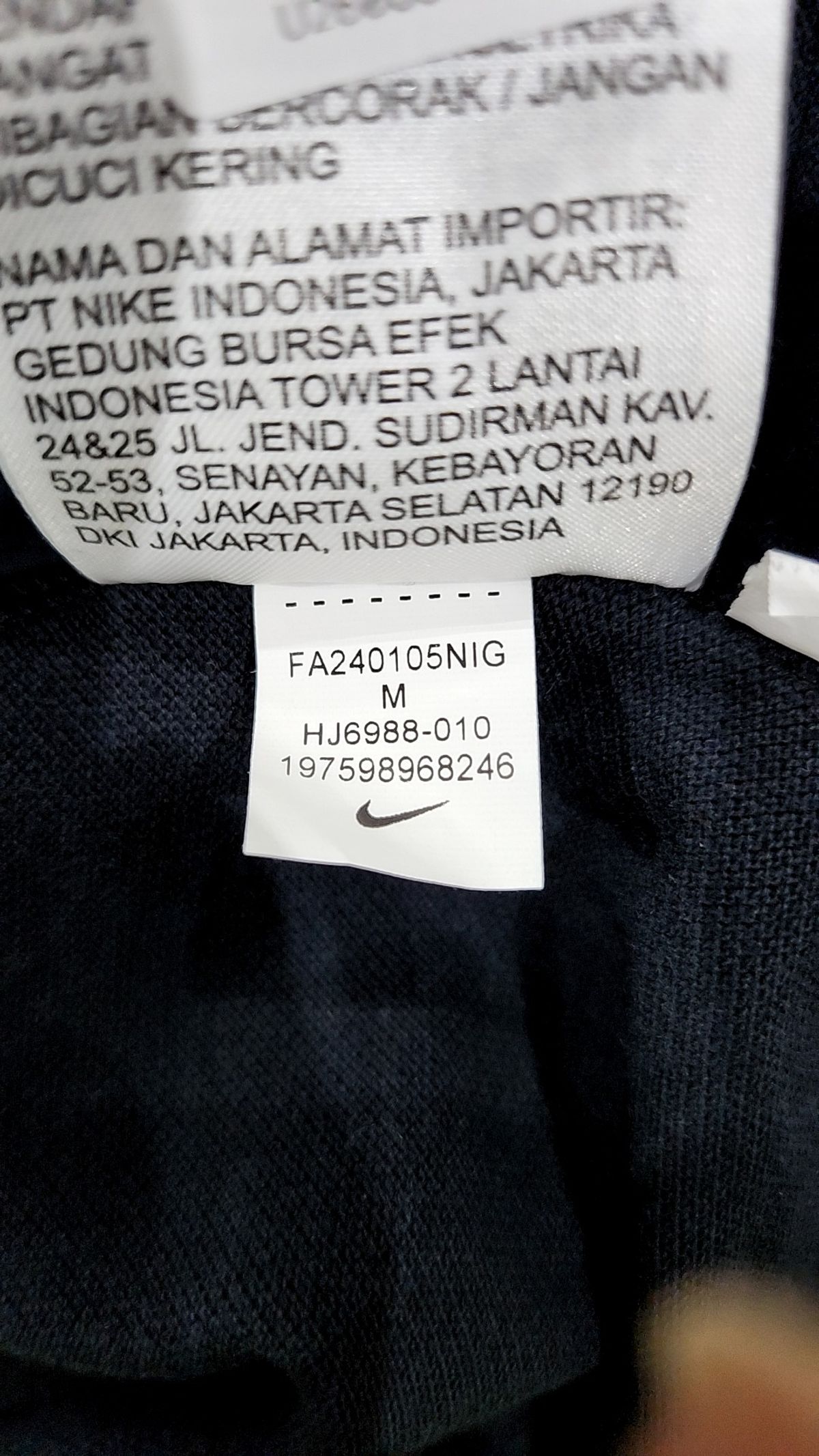 나이키(NIKE) 폴로 반소매 승리의 여신 패치 티셔츠 M - 블랙:레드 스타더스트:화이트 / HJ6988-010 M