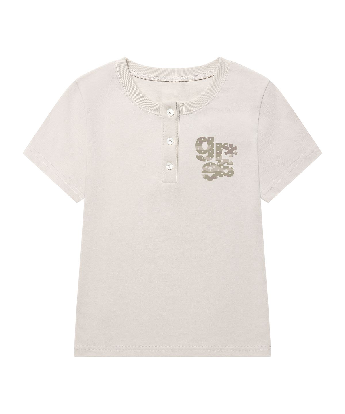 그레이버(GRAVER) [UNISEX]스몰 GRAE-S CAMO 헨리넥반팔티_2color