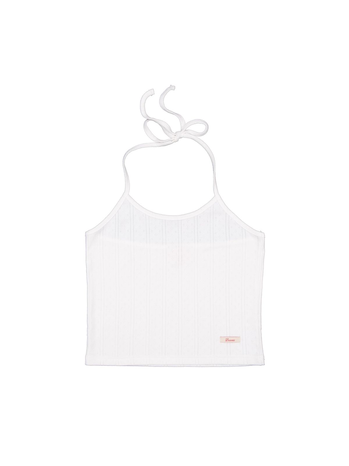 디어시스(Dearsis) Punching Halterneck Top (White)