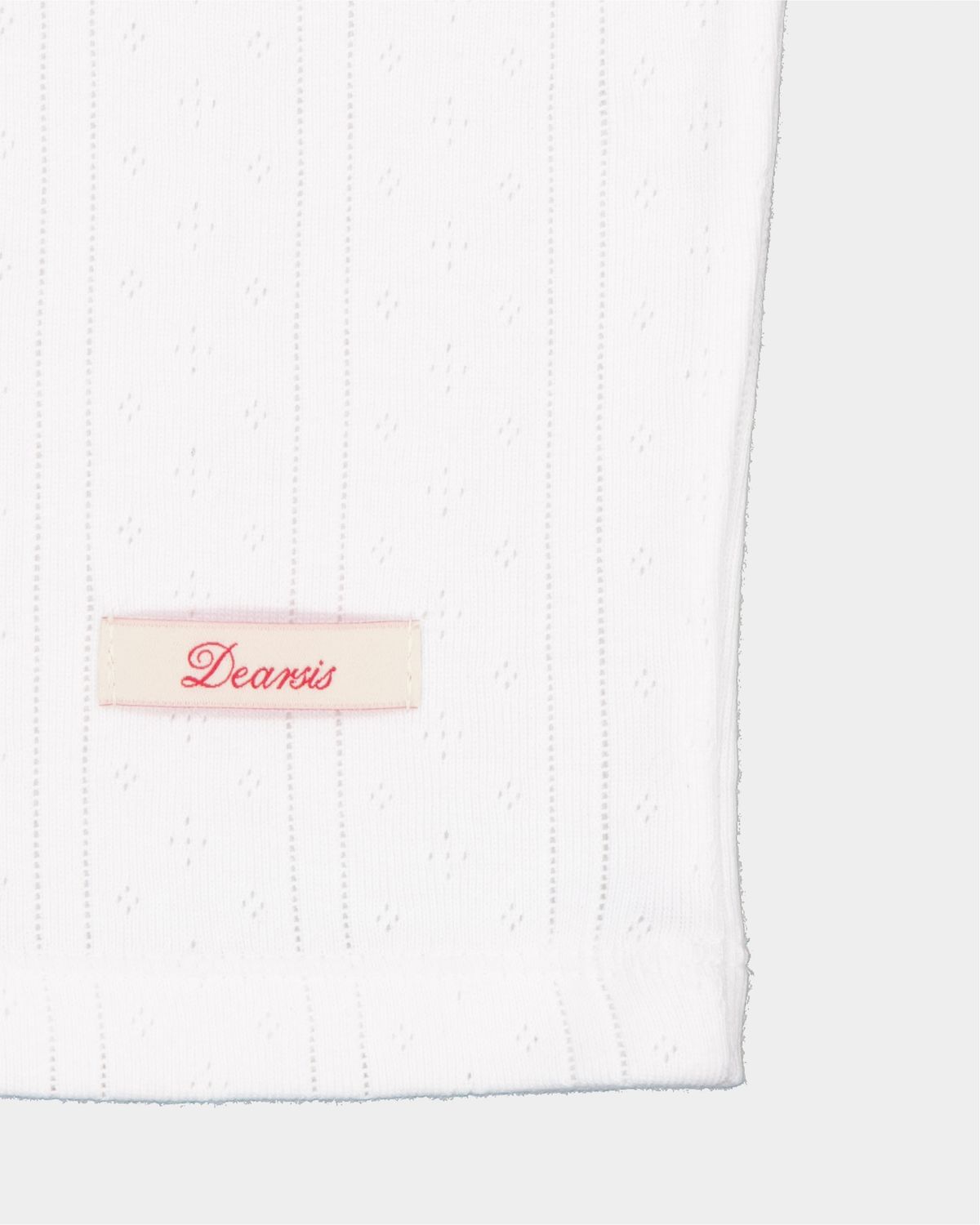 디어시스(Dearsis) Punching Halterneck Top (White)