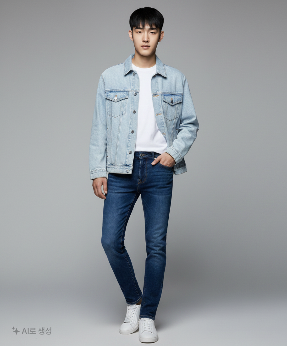 스파오(SPAO) 데님/트러커 재킷 L