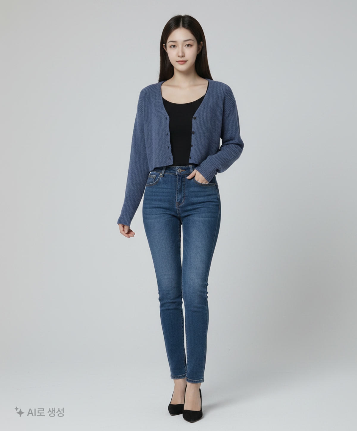 다이애그널(DIAGONAL) 카디건