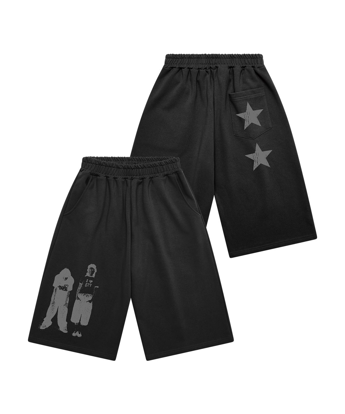 그레이버(GRAVER) [UNISEX]STAR3 버뮤다팬츠_3color