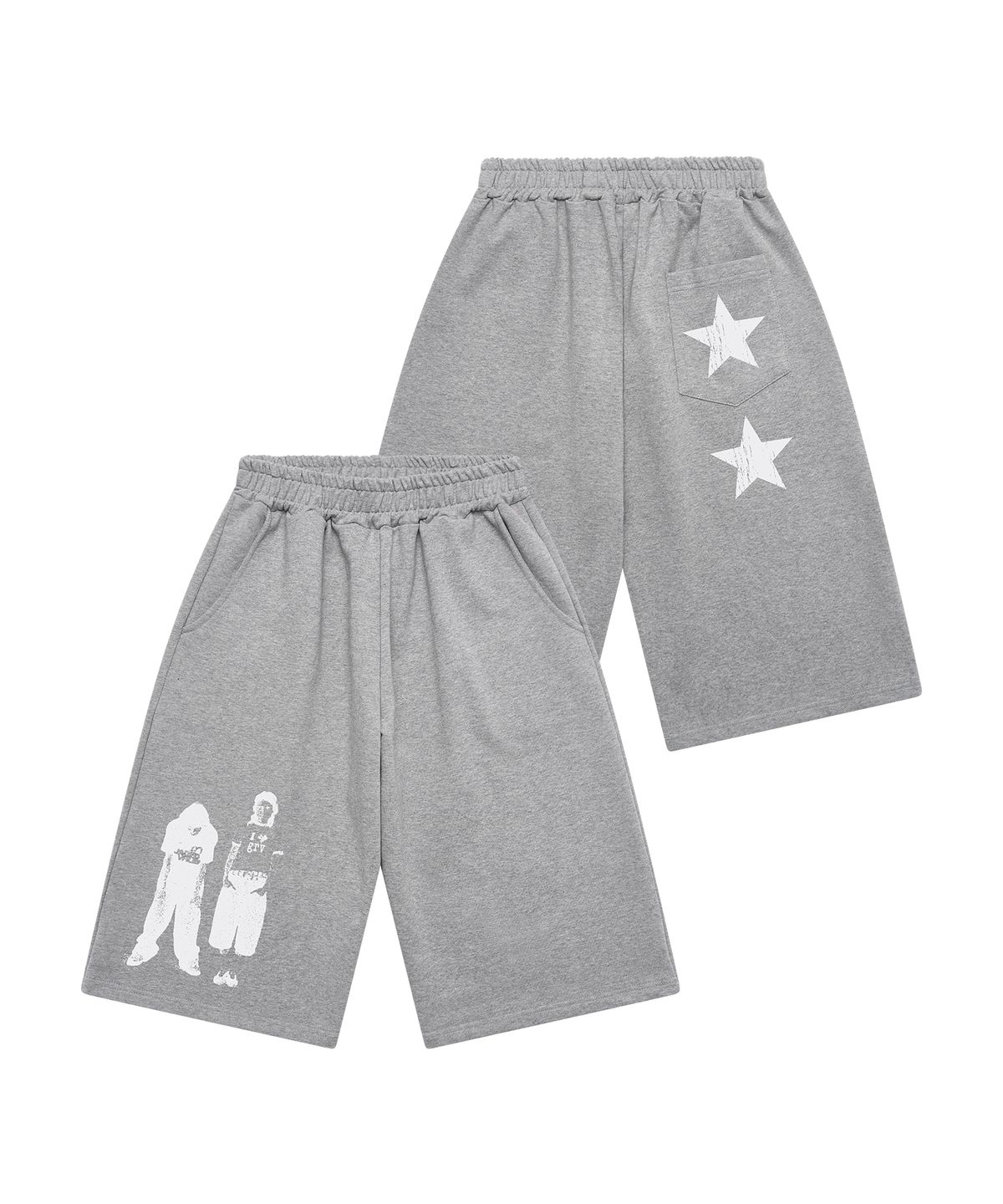 그레이버(GRAVER) [UNISEX]STAR3 버뮤다팬츠_3color
