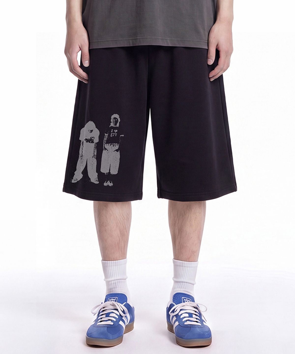 그레이버(GRAVER) [UNISEX]STAR3 버뮤다팬츠_3color