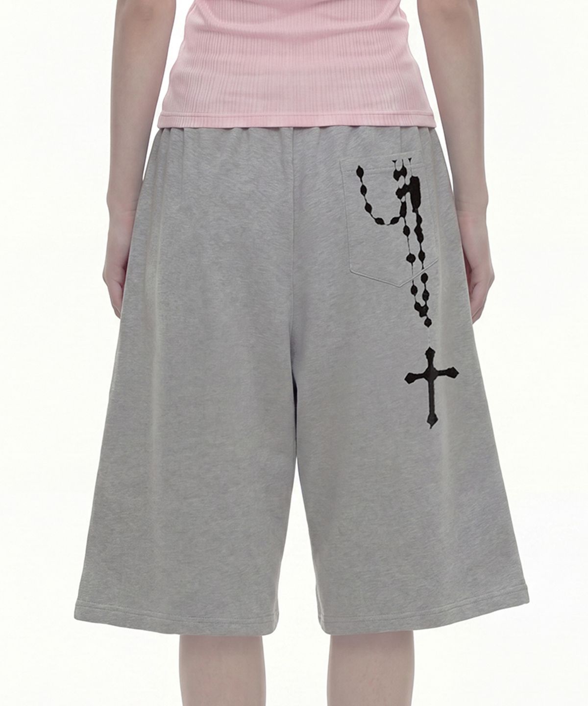그레이버(GRAVER) [UNISEX]DROP CROSS 버뮤다팬츠_2color