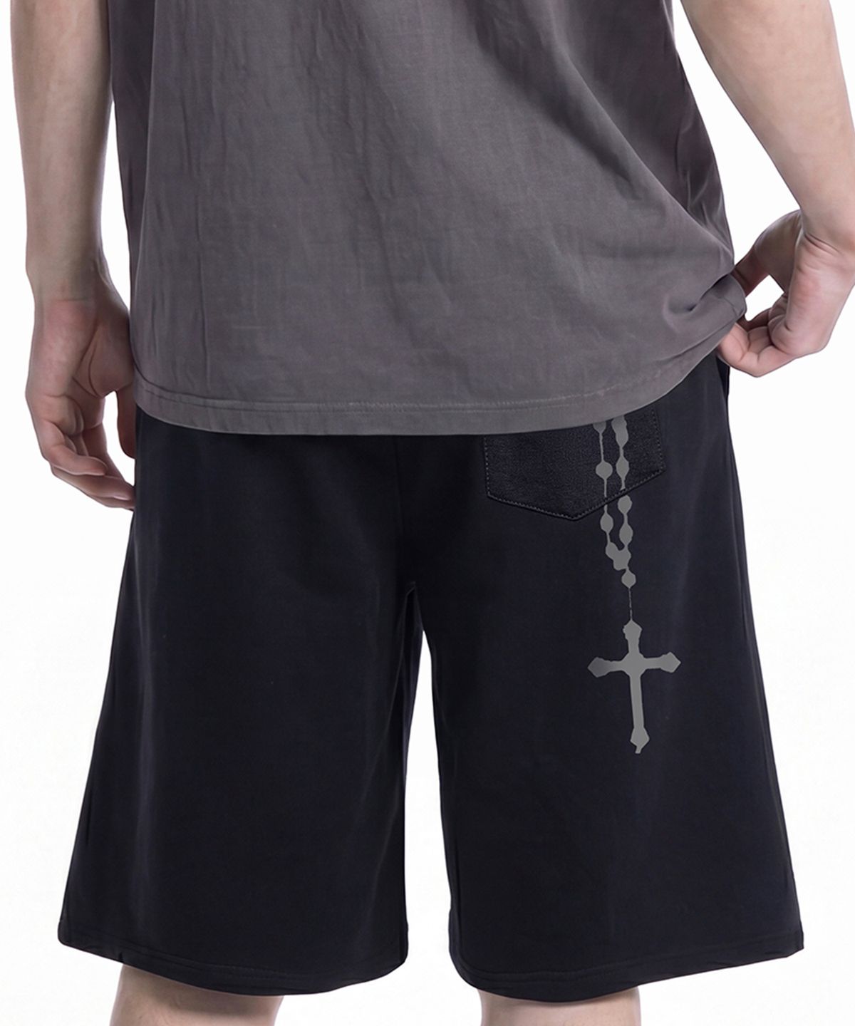 그레이버(GRAVER) [UNISEX]DROP CROSS 버뮤다팬츠_2color