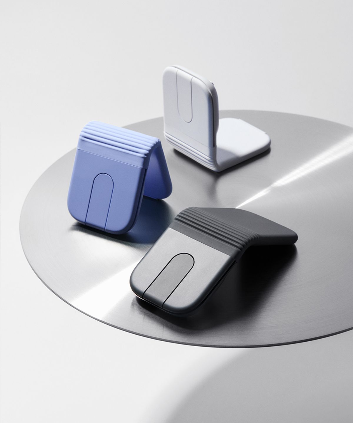 로지텍(LOGITECH) Mobi Fold 그래파이트 무선 블루투스 폴더블 휴대용 터치 접이식 무소음 마우스