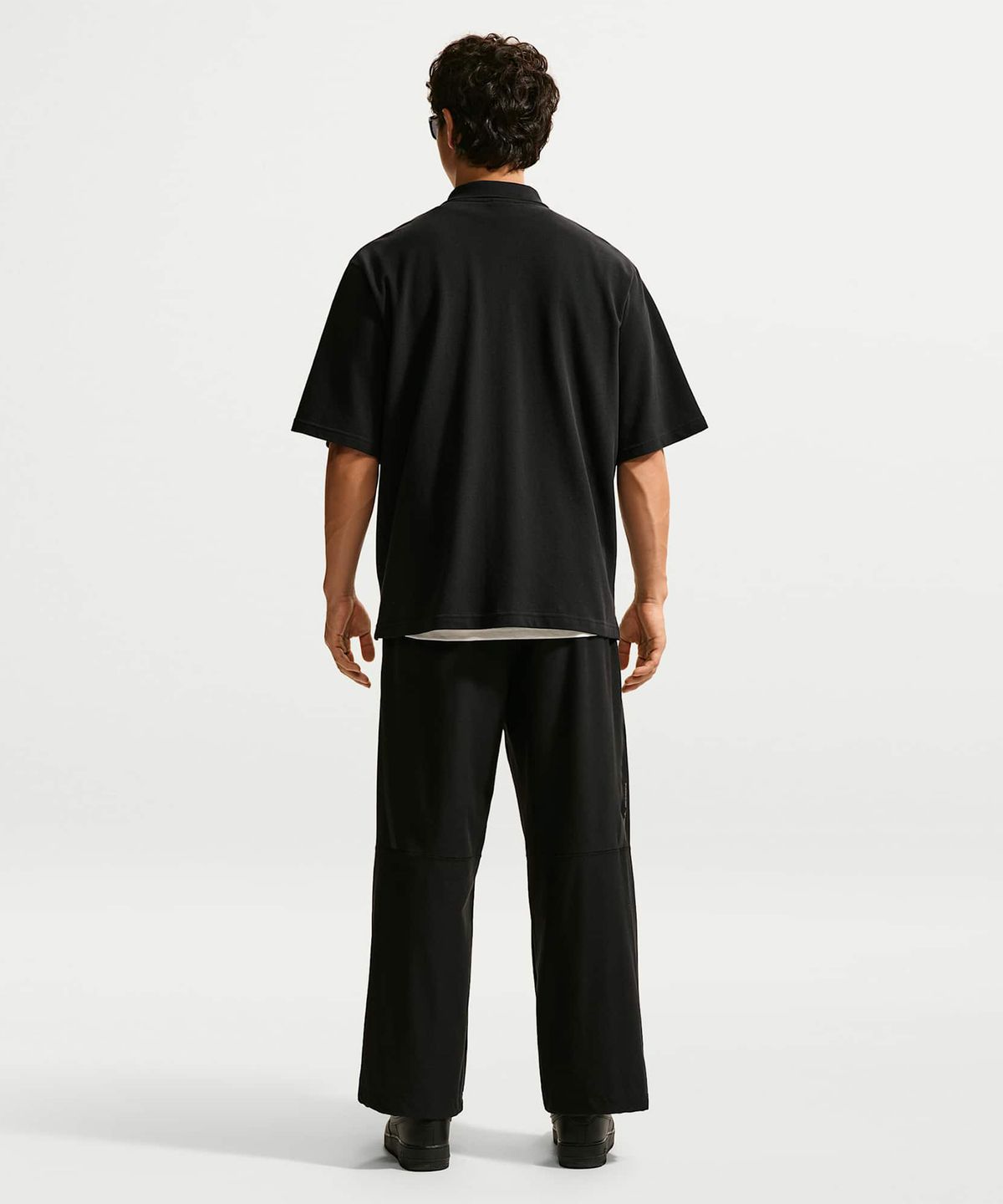 나이키(NIKE) 유어 메시지 히어 폴로 M - 블랙:세이프티 오렌지 / IO1674-010