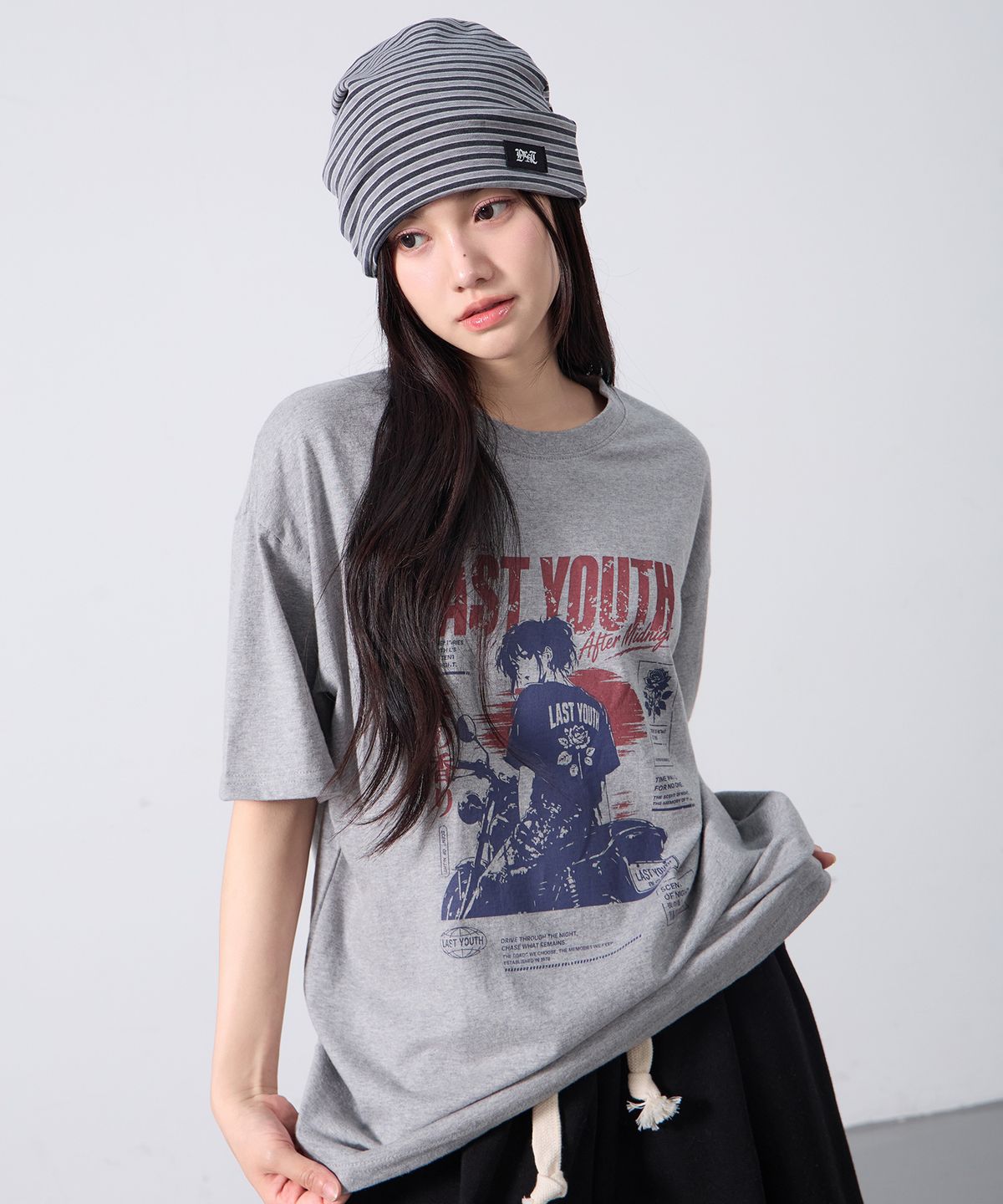 앨빈클로(ALVINCLO) LAST YOUTH 반팔티 AST3677 (4COLOR)