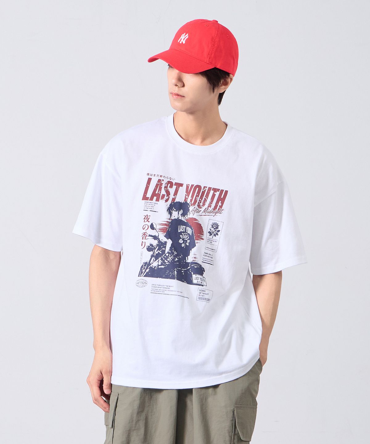 앨빈클로(ALVINCLO) LAST YOUTH 반팔티 AST3677 (4COLOR)