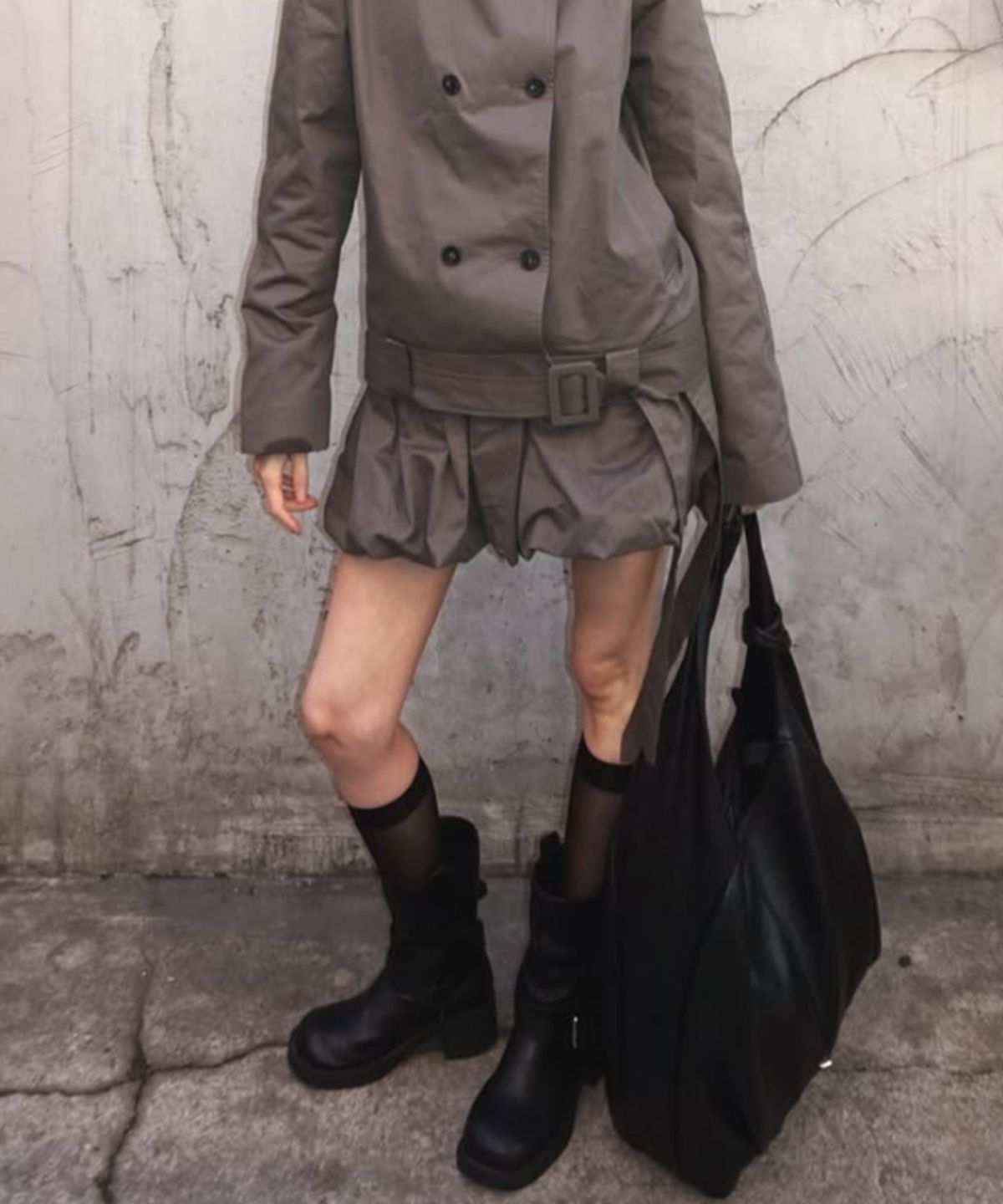 웨이브걸(WAVEGIRL) Trench Skirt (3Color)