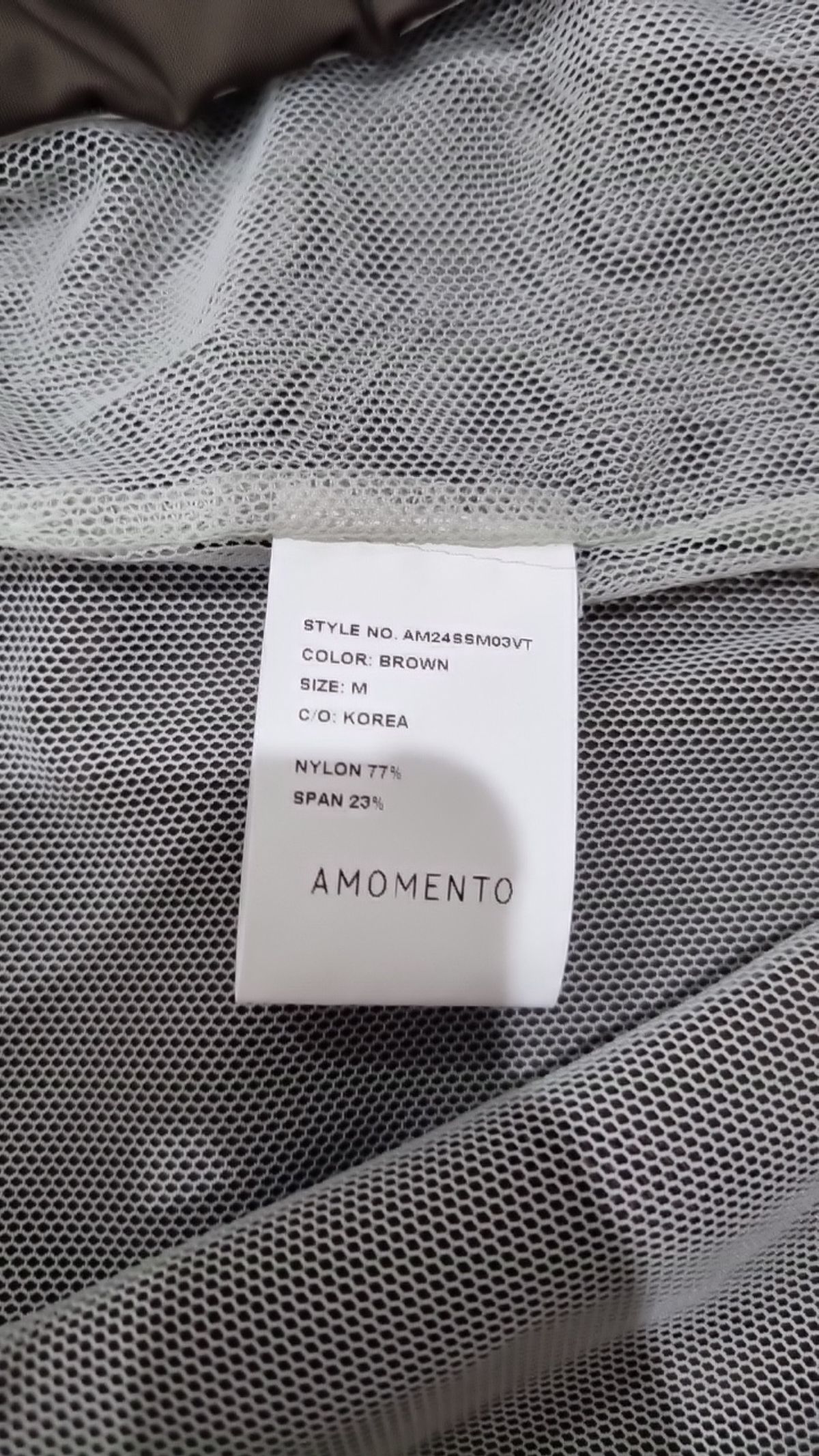아모멘토(AMOMENTO) HIGH NECK ZIP-UP VEST (2COLORS) M