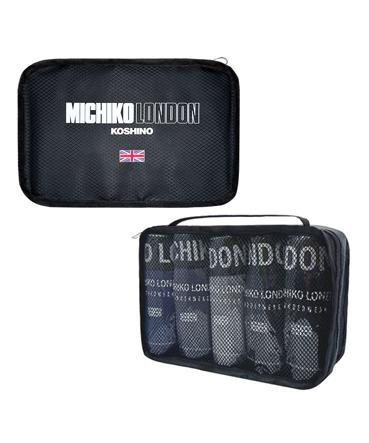미치코런던 스포츠(MICHIKO LONDON SPORTS) 맨즈 베이직 로고 숏 드로즈 5팩