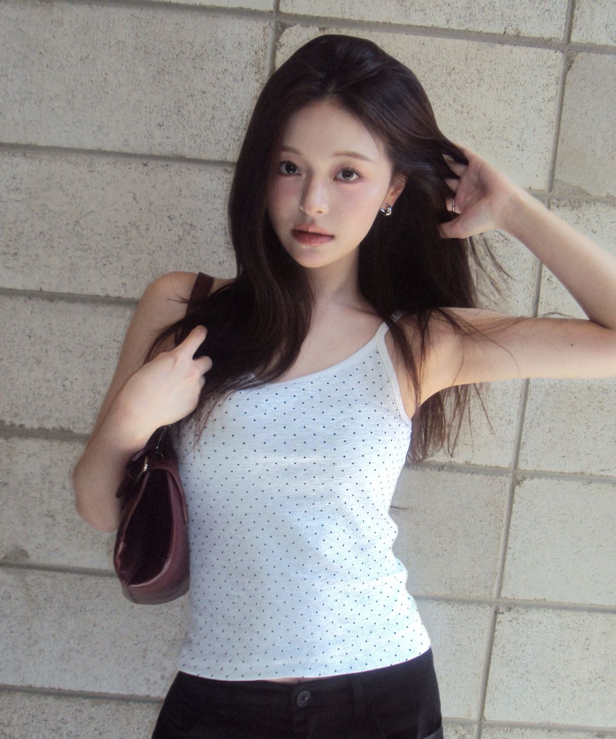 그라스플랜(GRASPLAN) Essential Round Sleeveless_Dot