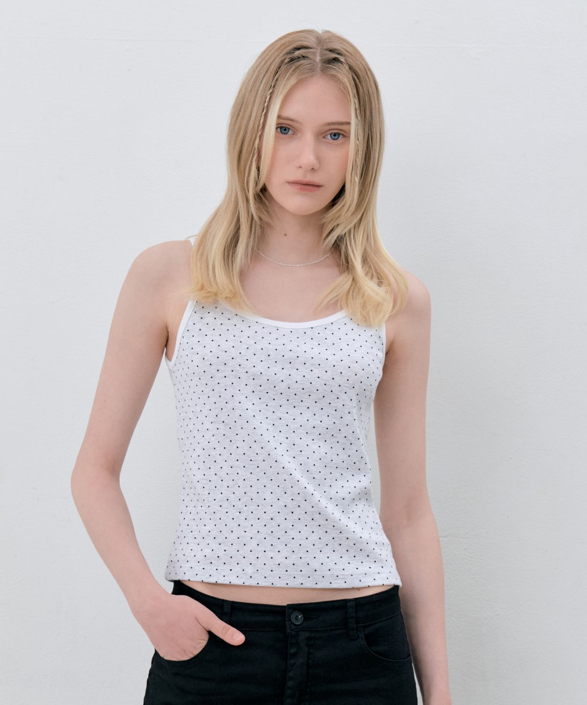 그라스플랜(GRASPLAN) Essential Round Sleeveless_Dot