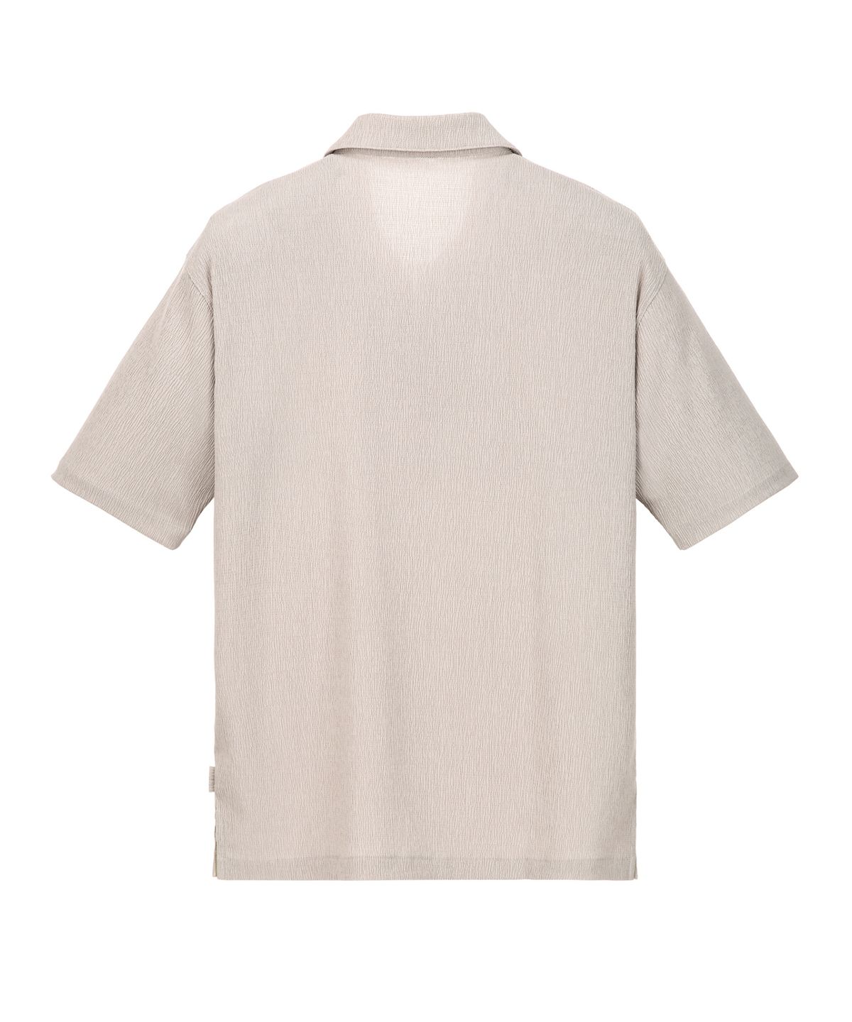 질스튜어트뉴욕 맨(JILLSTUART NEWYORK MEN) 플리츠 반팔 티셔츠 - 베이지 (JNTS6B502I2)