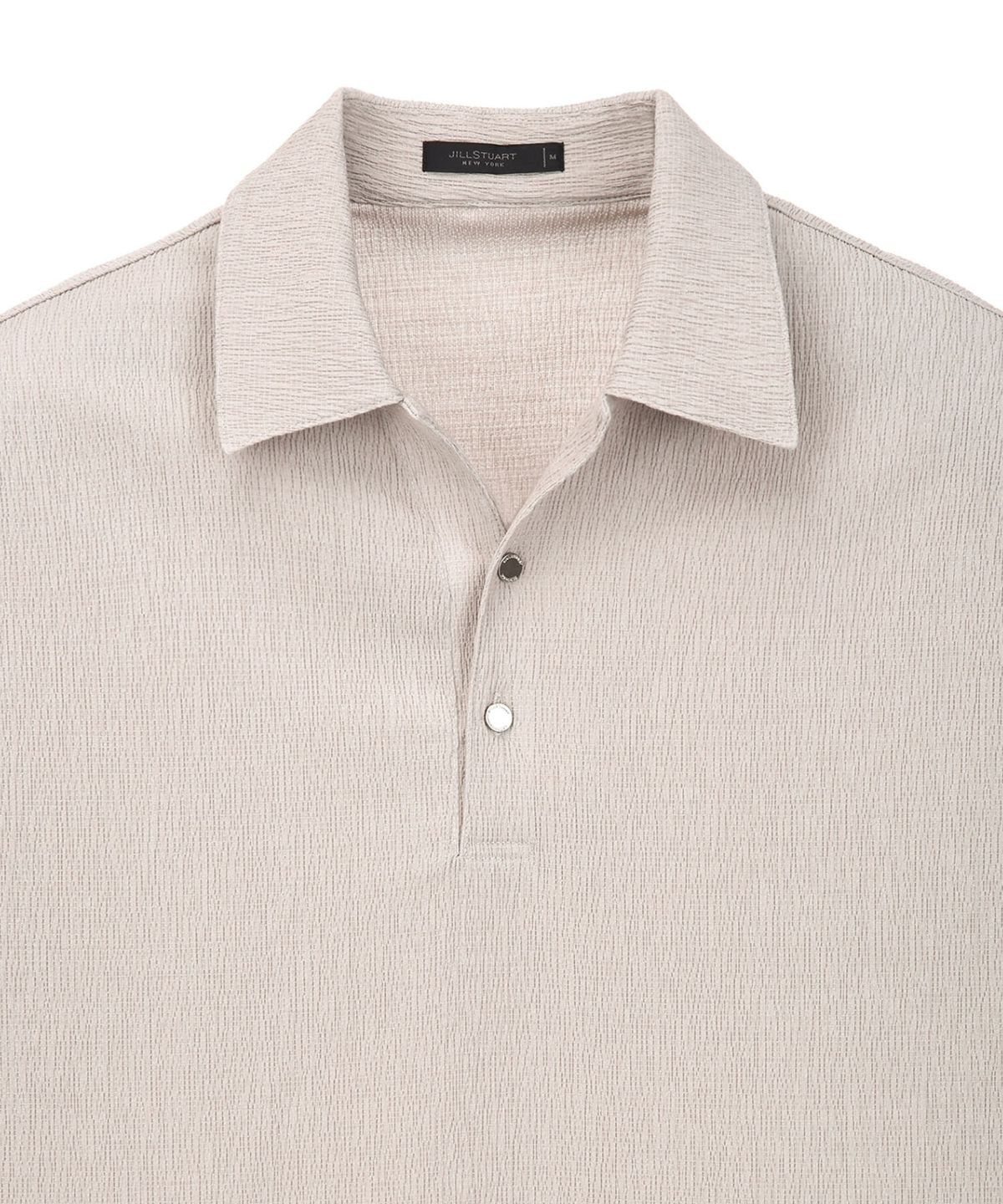 질스튜어트뉴욕 맨(JILLSTUART NEWYORK MEN) 플리츠 반팔 티셔츠 - 베이지 (JNTS6B502I2)