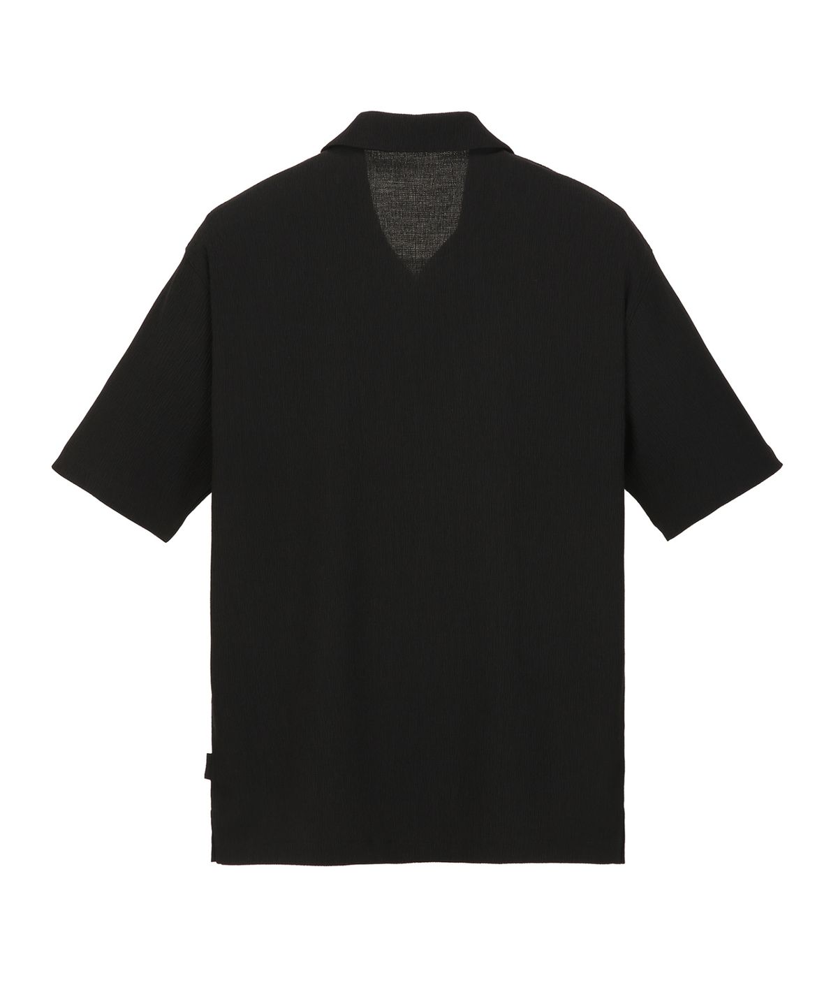 질스튜어트뉴욕 맨(JILLSTUART NEWYORK MEN) 플리츠 반팔 티셔츠 - 블랙 (JNTS6B502BK)