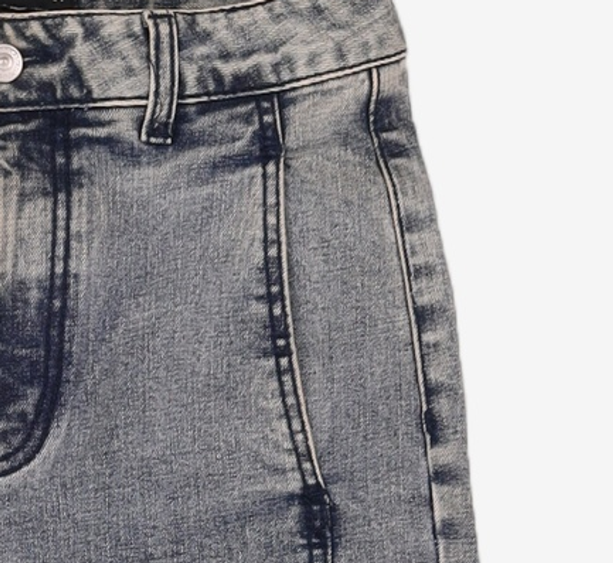 미쏘(MIXXO) 옆절개 디테일 일자핏 데님 MIWTJC319J 24