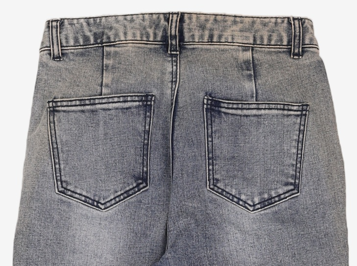 미쏘(MIXXO) 옆절개 디테일 일자핏 데님 MIWTJC319J 24