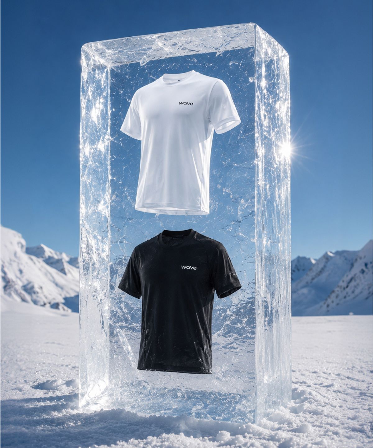 웨이브웨어(WAVEWEAR) FROST T-Shirt 프로스트 쿨링 티셔츠