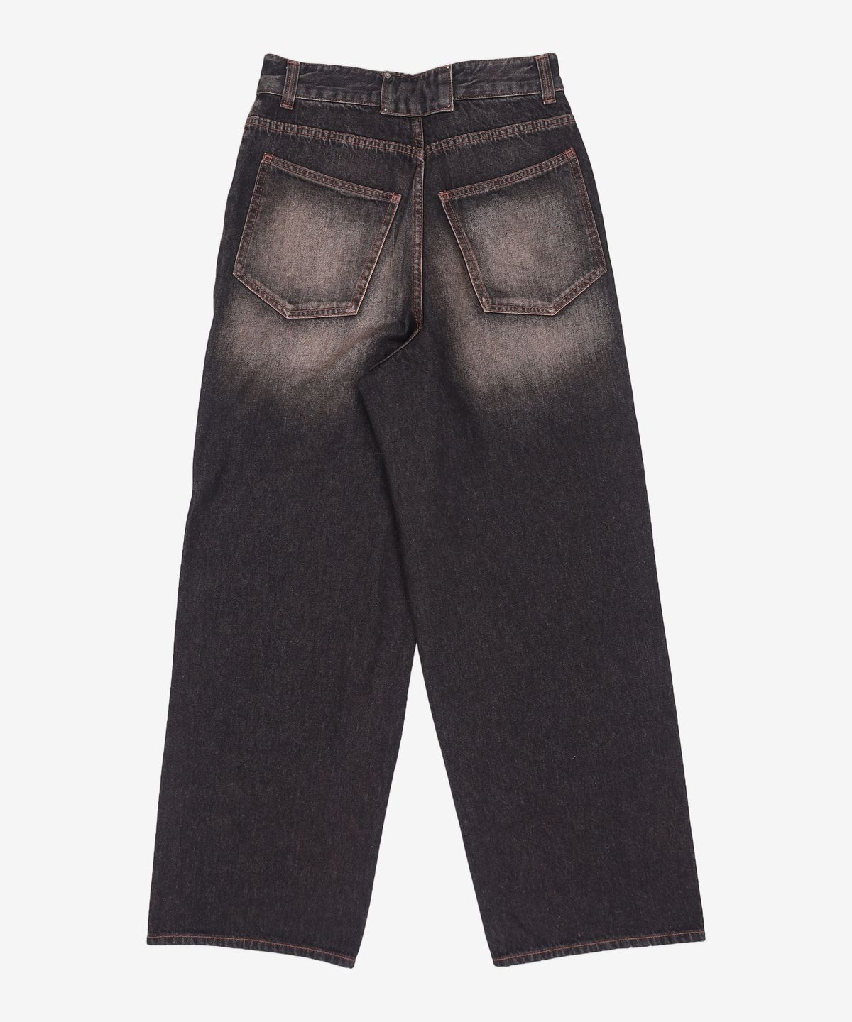 메종미네드(MAISON MINED) CRACK BRUSH WIDE DENIM PANTS BROWN 46