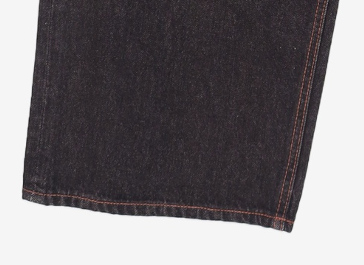 메종미네드(MAISON MINED) CRACK BRUSH WIDE DENIM PANTS BROWN 46