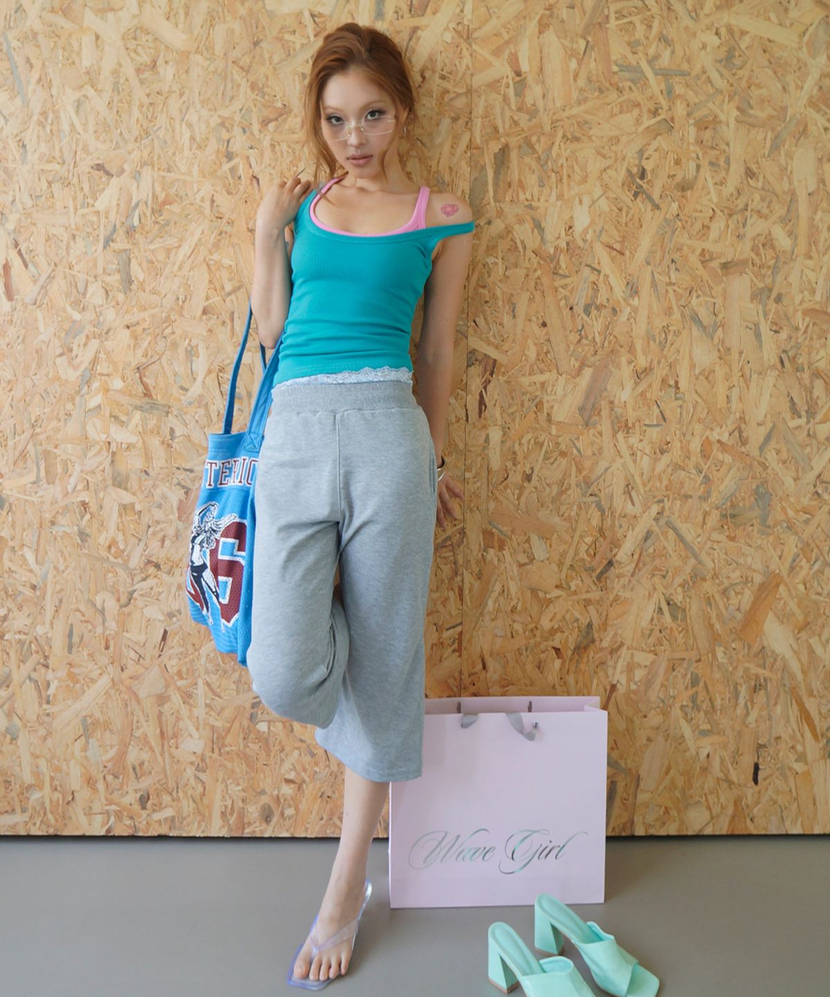 웨이브걸(WAVEGIRL) Leon Capri Pants (3Color)