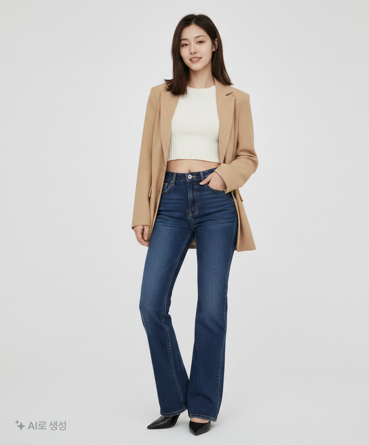 니주르(KNIZURE) 청/데님 팬츠 M