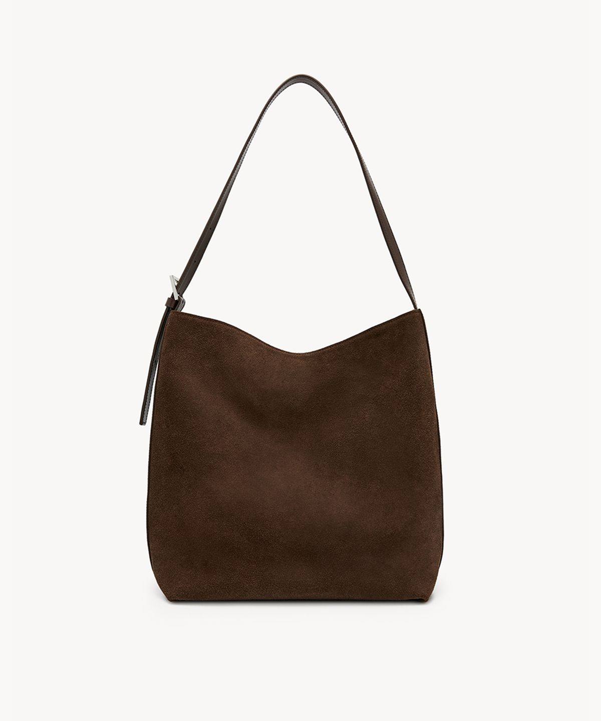 끌라베(CLAVE) 릴리 스웨이드 브라운 토트백 (LILY Suede Brown Tote Bag)
