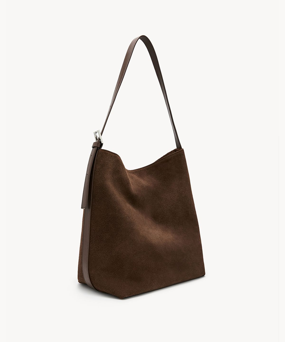 끌라베(CLAVE) 릴리 스웨이드 브라운 토트백 (LILY Suede Brown Tote Bag)