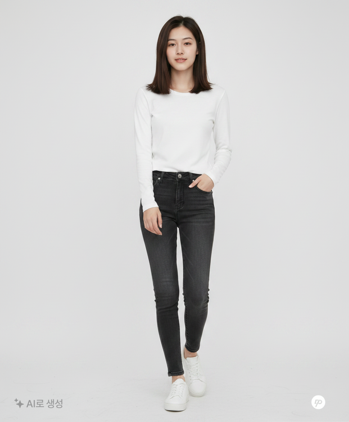 무인양품(MUJI) 긴소매 티셔츠 M