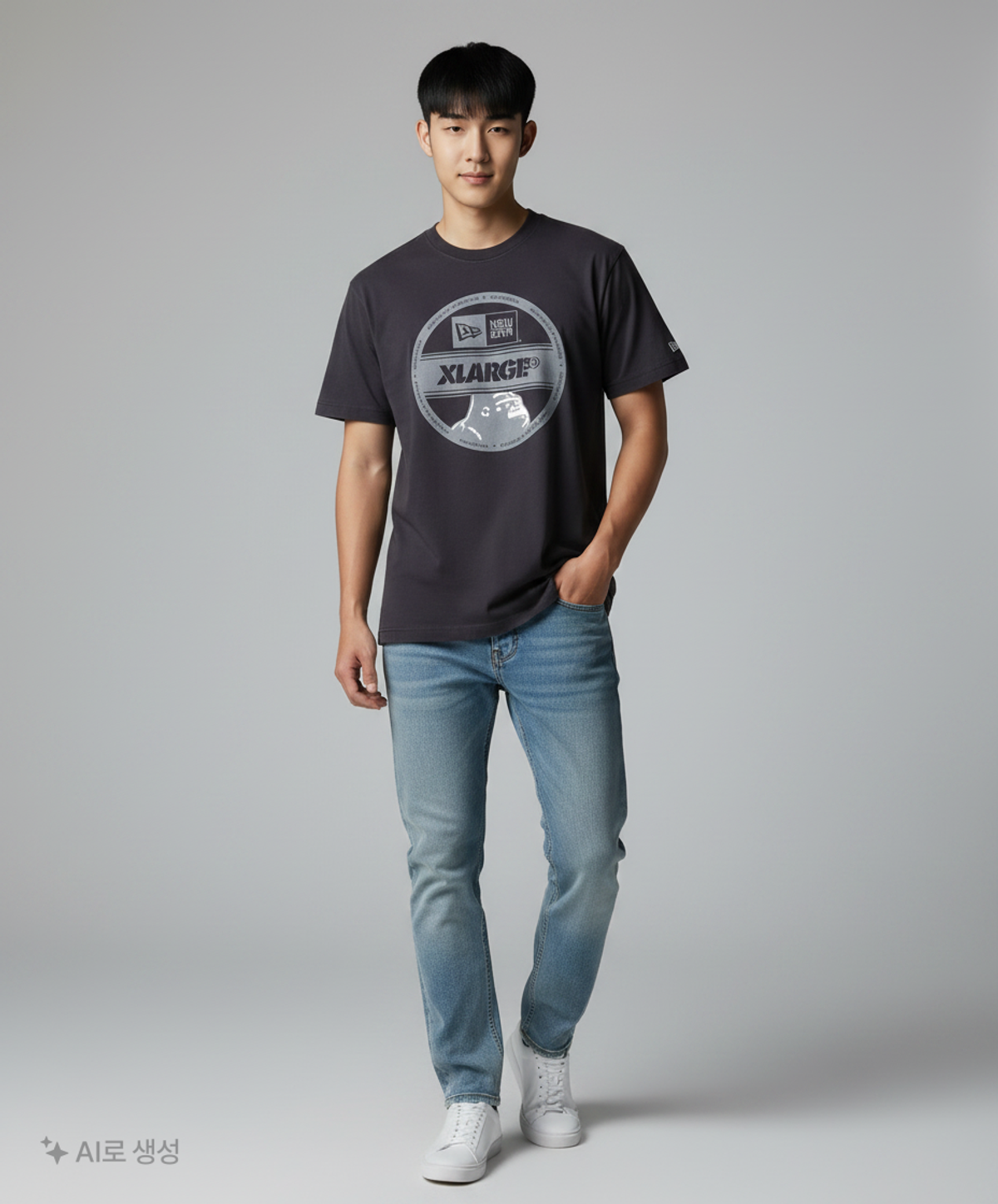 뉴에라(NEW ERA) 반소매 티셔츠 EU M