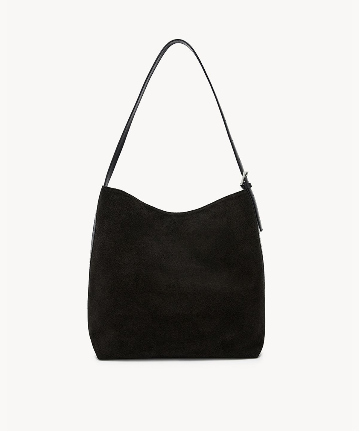 끌라베(CLAVE) 릴리 스웨이드 다크 브라운 토트백 (LILY Suede Dark Brown Tote Bag)