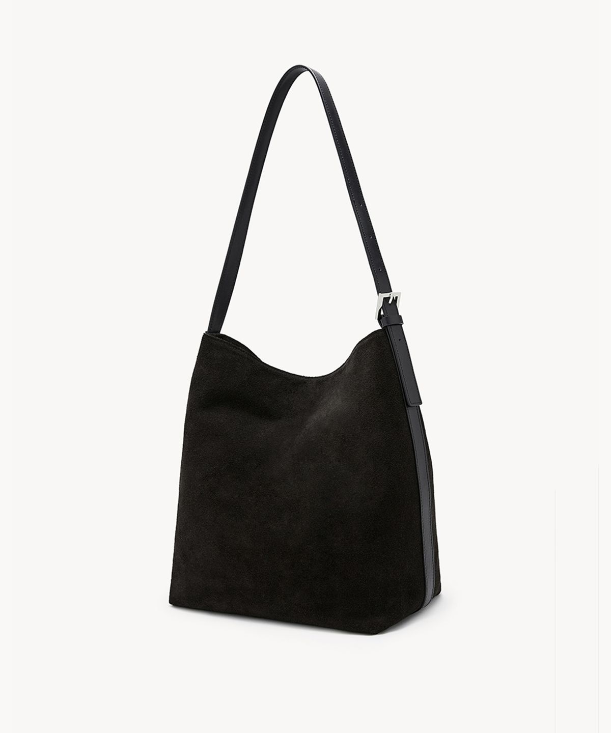 끌라베(CLAVE) 릴리 스웨이드 다크 브라운 토트백 (LILY Suede Dark Brown Tote Bag)