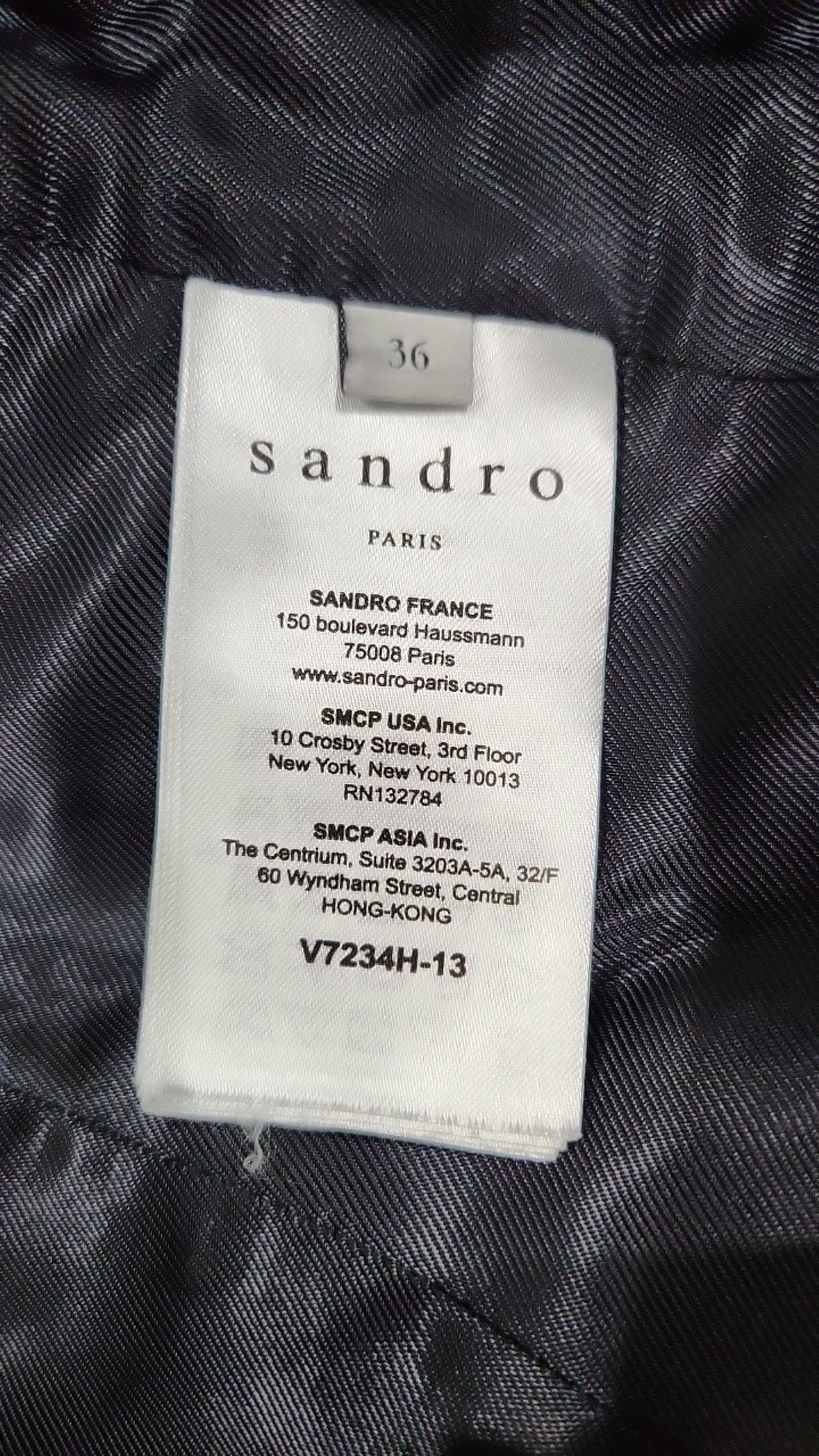 산드로(Sandro) 슈트/블레이저 재킷 36