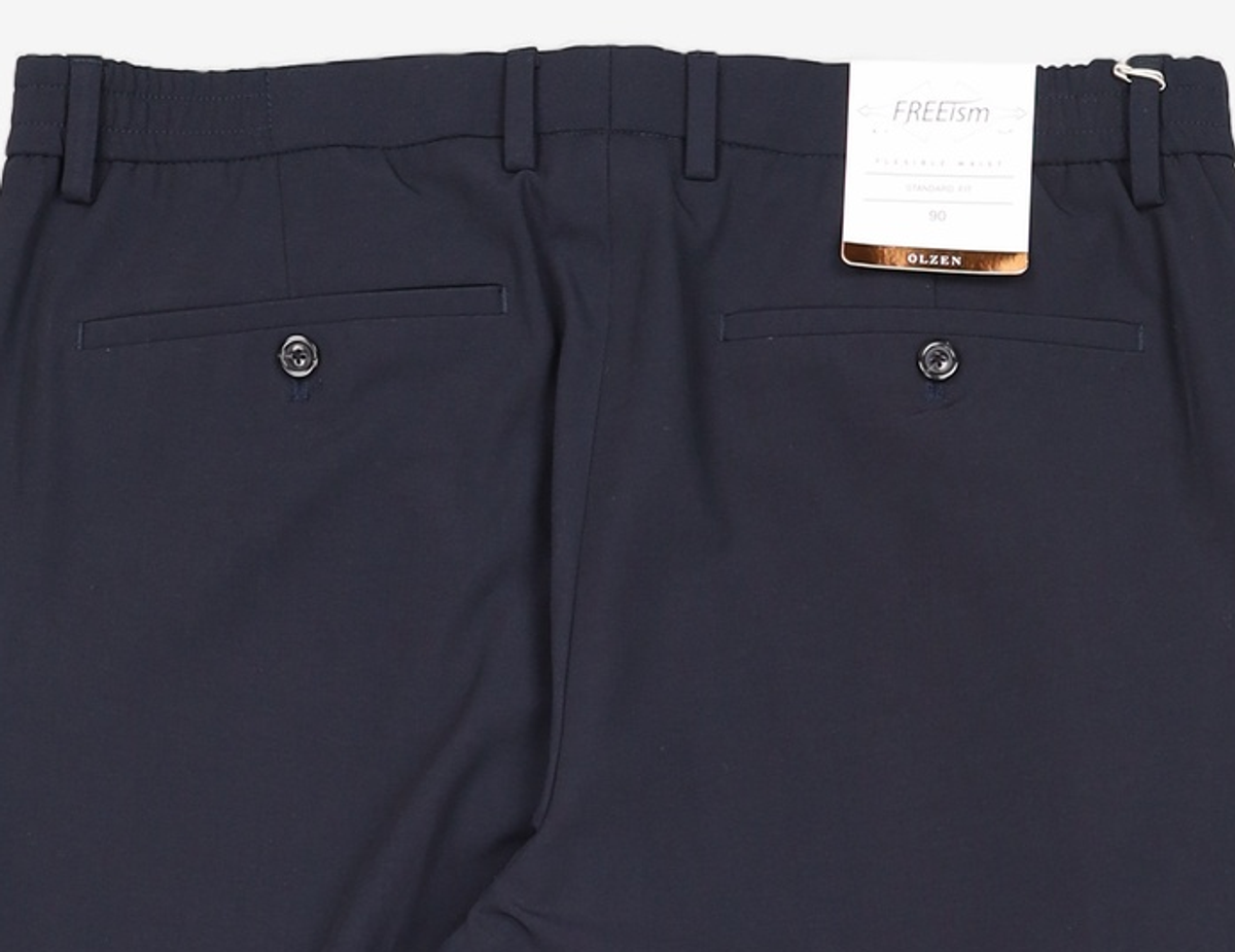 올젠(OLZEN) 프리즘 사이드 밴딩 슬랙스 NV 90
