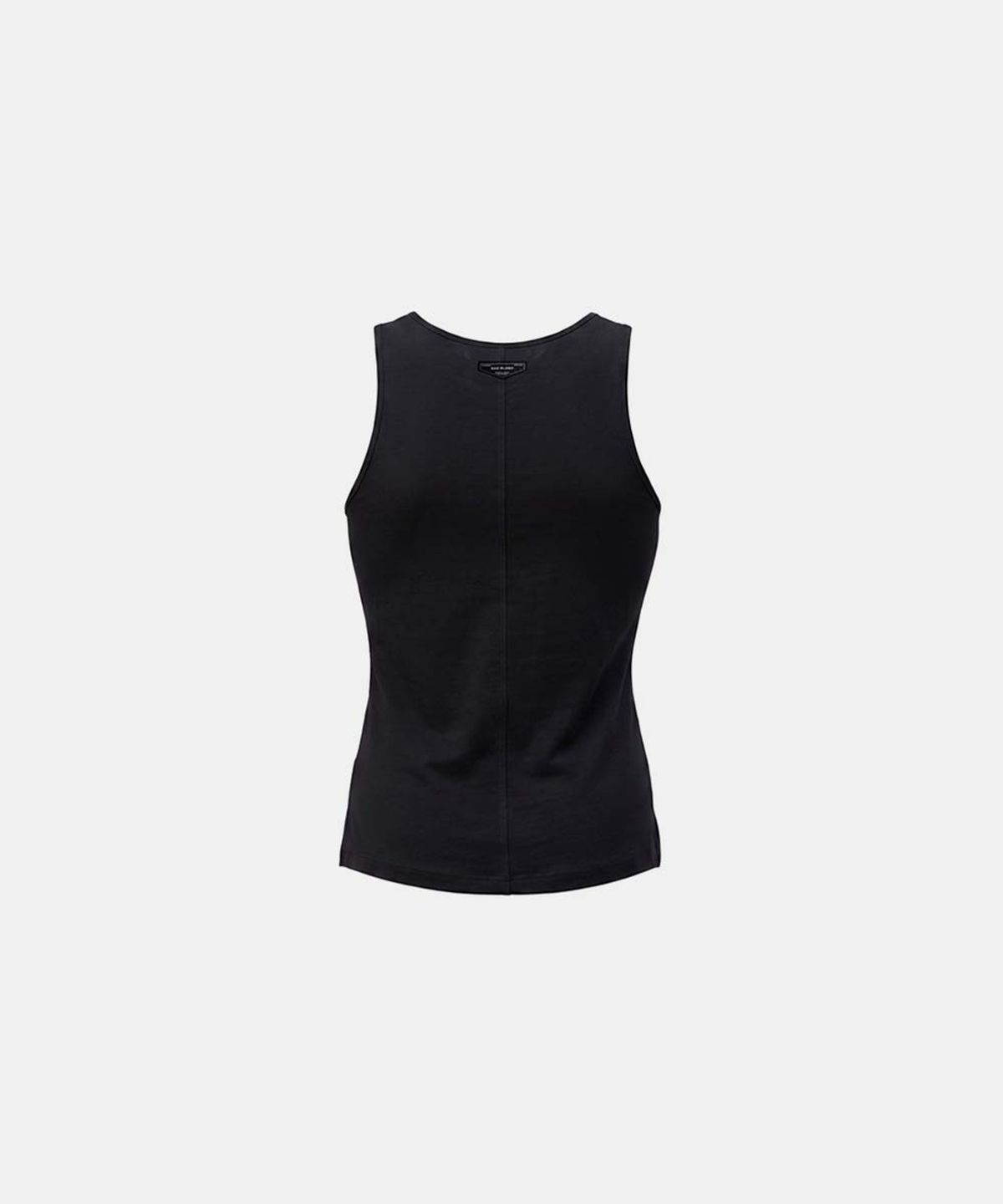 배드블러드(BADBLOOD) Silket Cotton Scoop Neck Tank - Black