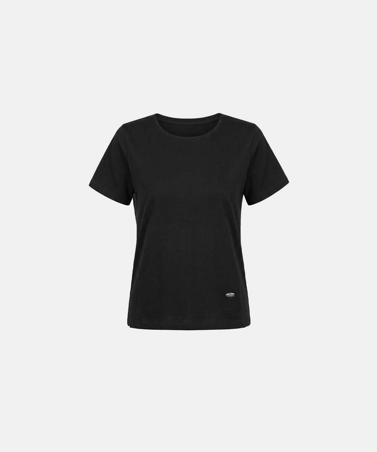 배드블러드(BADBLOOD) Silket Cotton Short Sleeve T-Shirt - Black