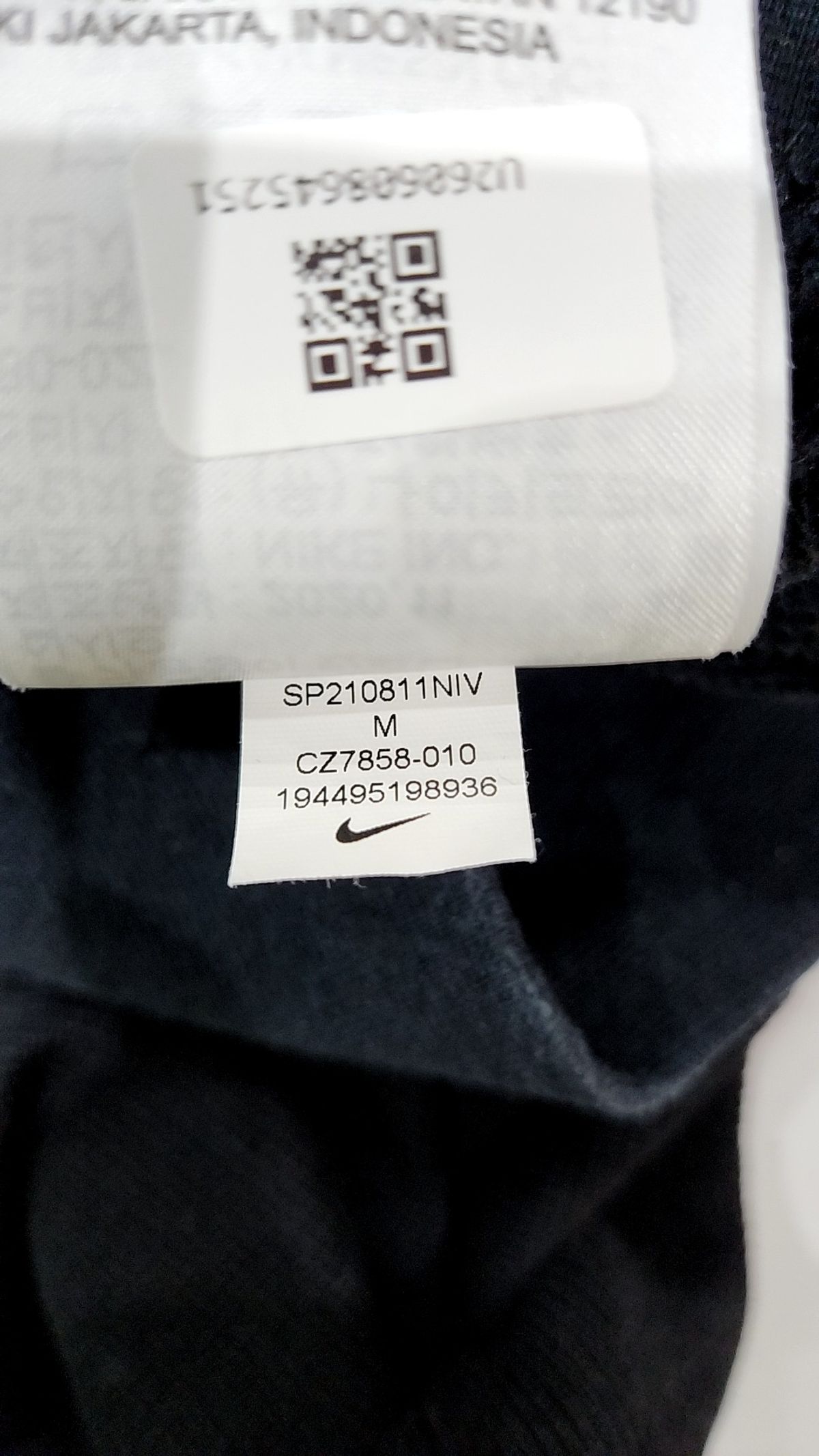 나이키(NIKE) 스포츠웨어 클럽 풀오버 후디 M - 블랙:블랙:화이트 / CZ7858-010 95