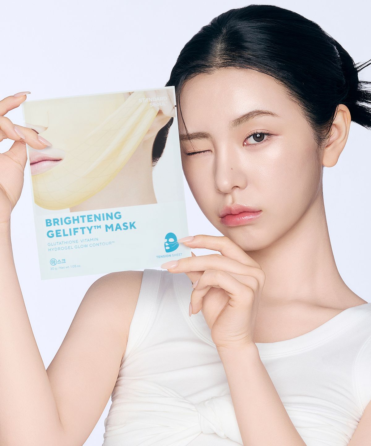 스탠다드서울(STANDARD SEOUL) [오무뷰]리프팅 & 얼굴 붓기개선 겔리프티 마스크팩 4입(+쿨링마사저 증정)
