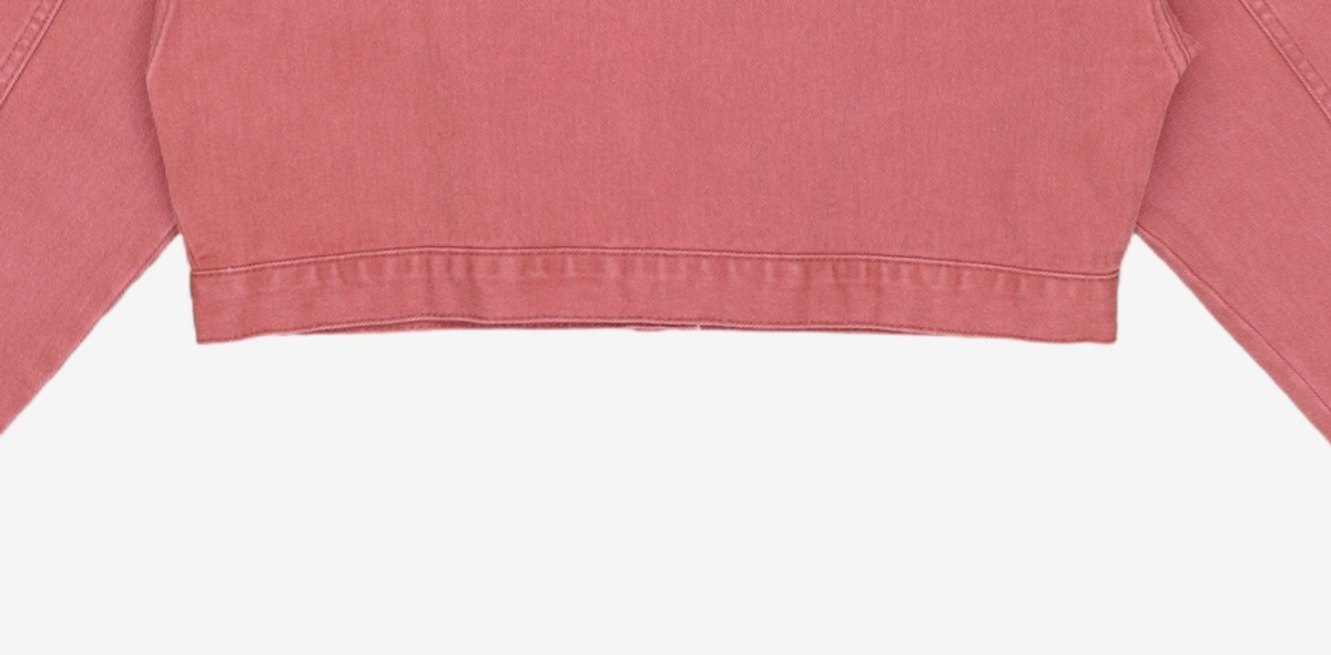메인부스(MAINBOOTH) Flower Denim Crop Jacket(PINK) FREE