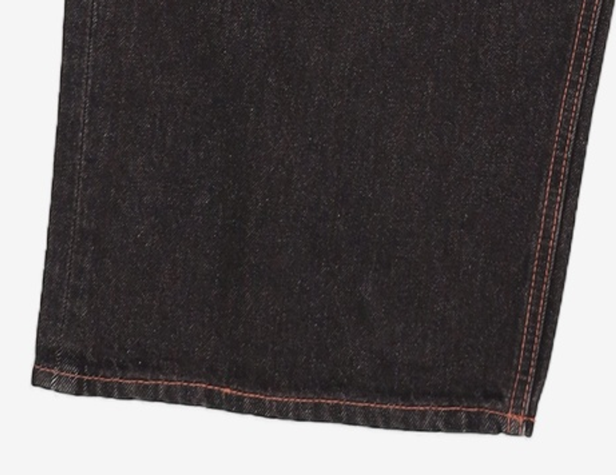 메종미네드(MAISON MINED) CRACK BRUSH WIDE DENIM PANTS BROWN 46