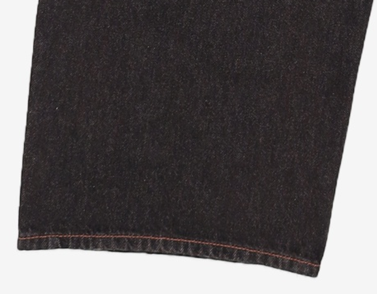 메종미네드(MAISON MINED) CRACK BRUSH WIDE DENIM PANTS BROWN 46