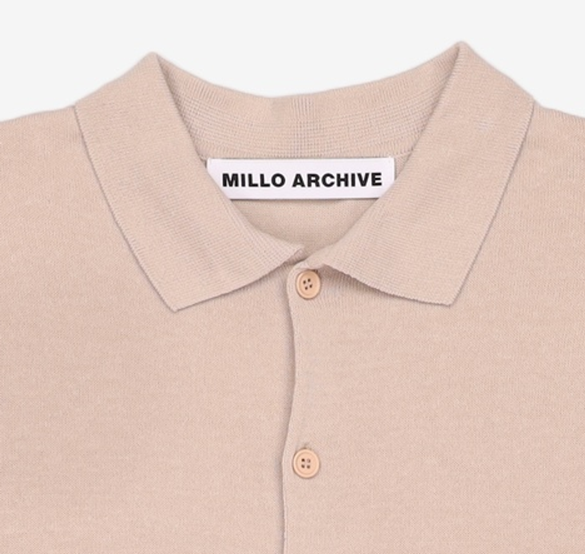 밀로 아카이브(MILLO ARCHIVE) 게일 온오프 니트 셔츠 [그레이지] L