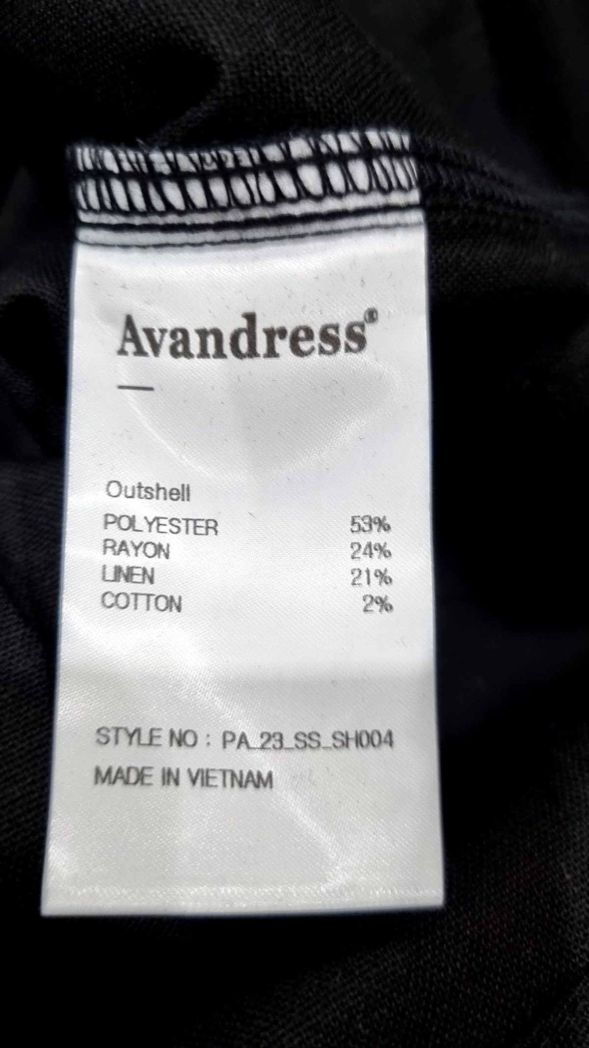 어반드레스(AVANDRESS) 기타 상의 L