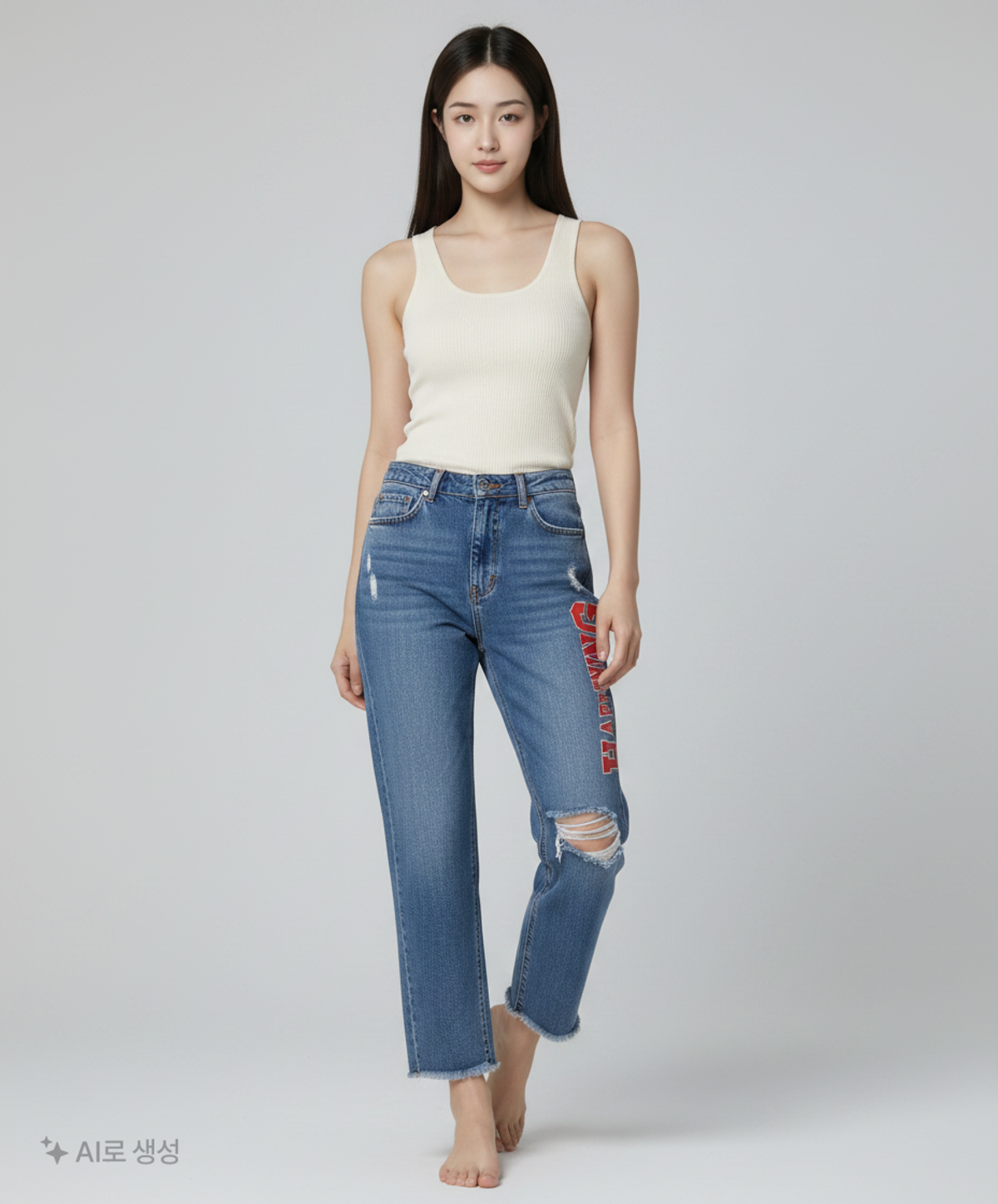 산드로(Sandro) 청/데님 팬츠 38