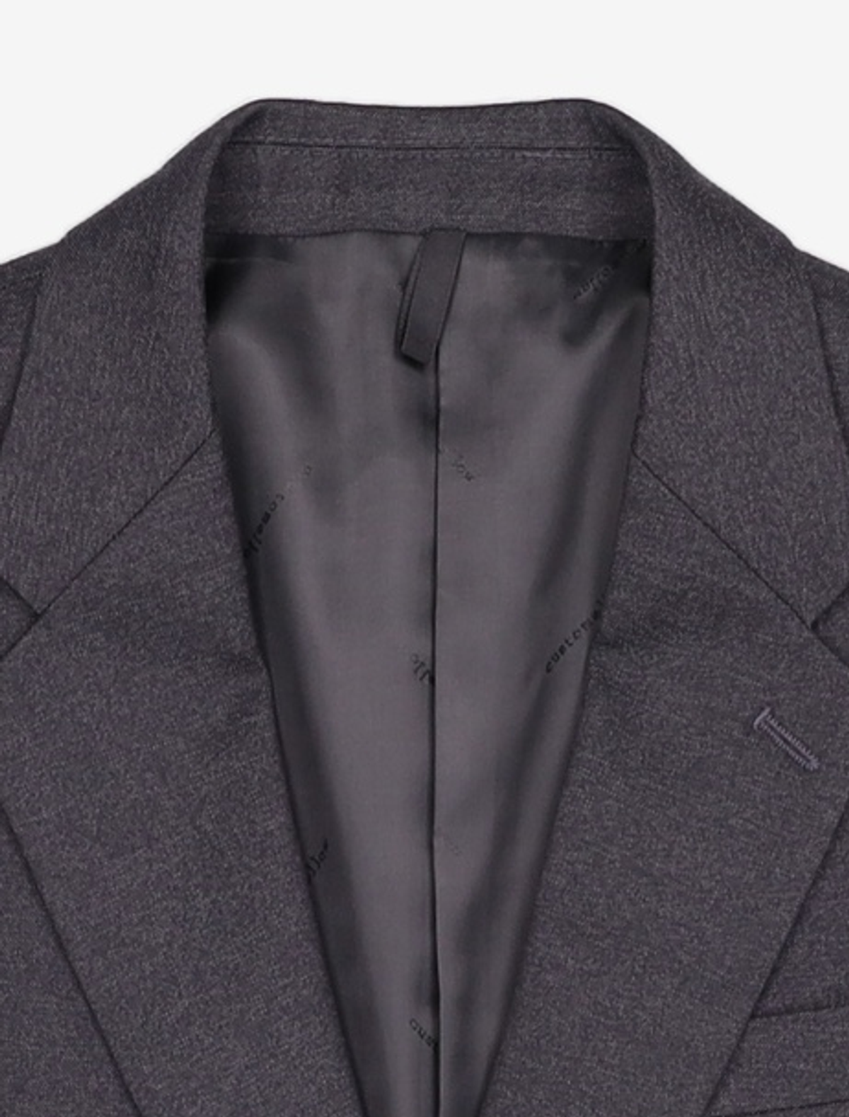 커스텀멜로우(CUSTOMELLOW) two tone charcoal suit jacket_C9FBW22701GYD 95
